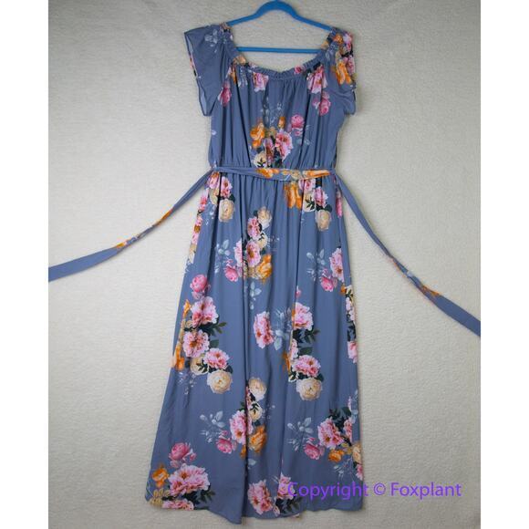 New! City Chic *flawed* Florence Dress grey plus size 14 - Picture 12 of 16